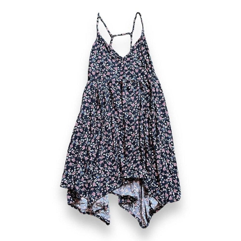 Hollister Floral Handkerchief Hem Dress Size Small
